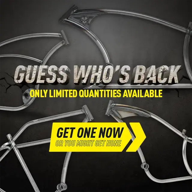 RUFF CYCLES Original Frames are back in limited quantities