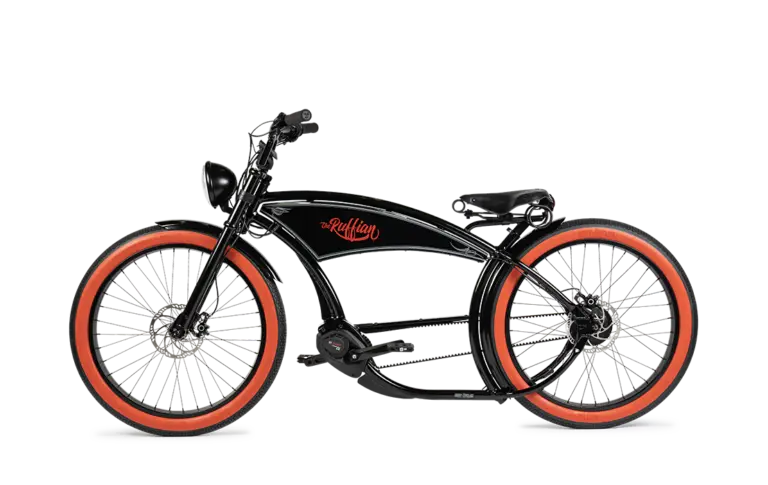 RUFF CYCLES eBike The Ruffian - Black/Redwall