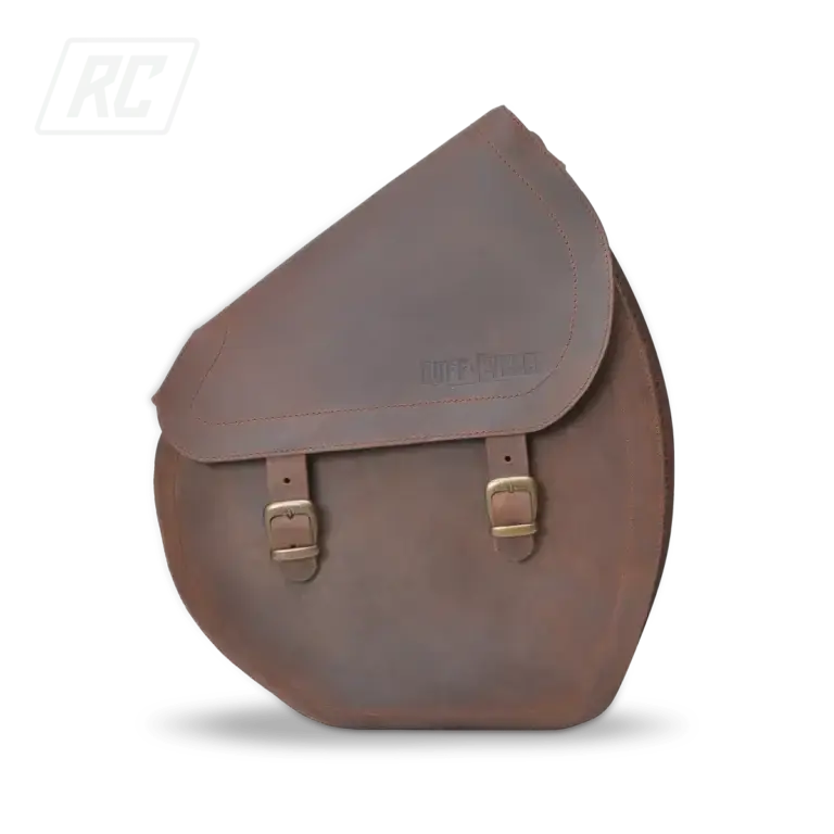 RUFF CYCLES The Ruffian Leather Saddle Bag - Brown