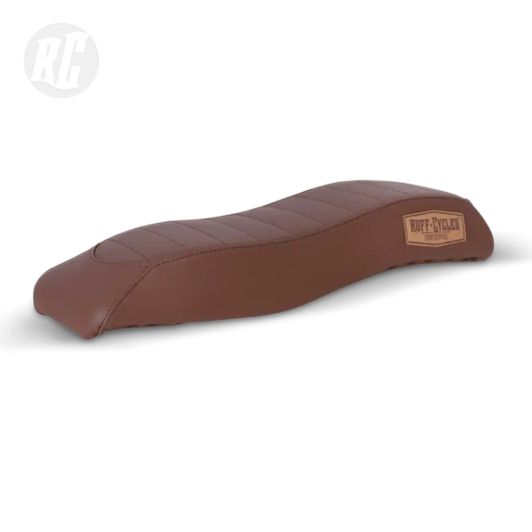 RUFF CYCLES Leather Seat Bench - Brown