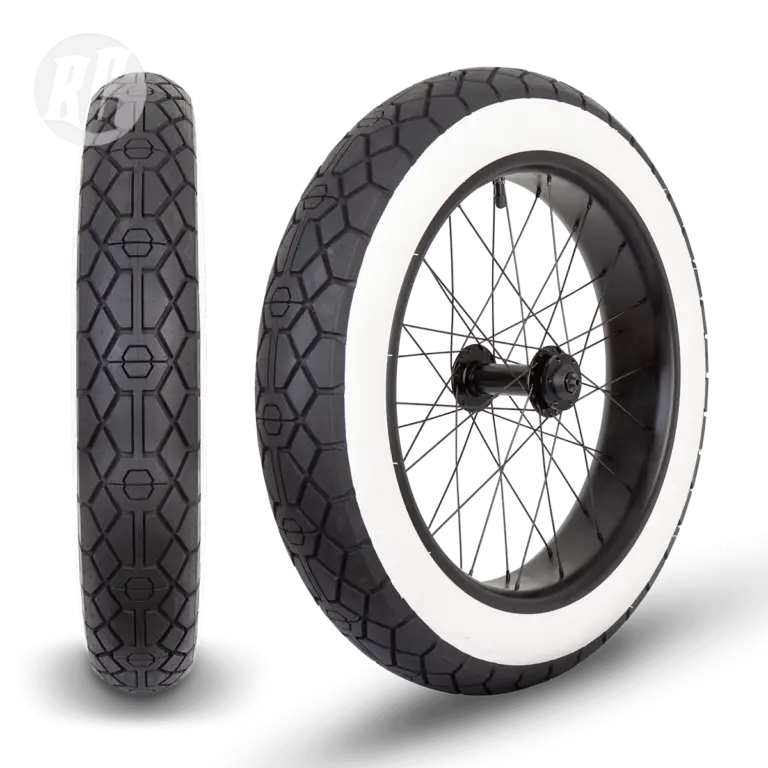 RUFF CYCLES Tyron Tire 20"x3.0 White wall